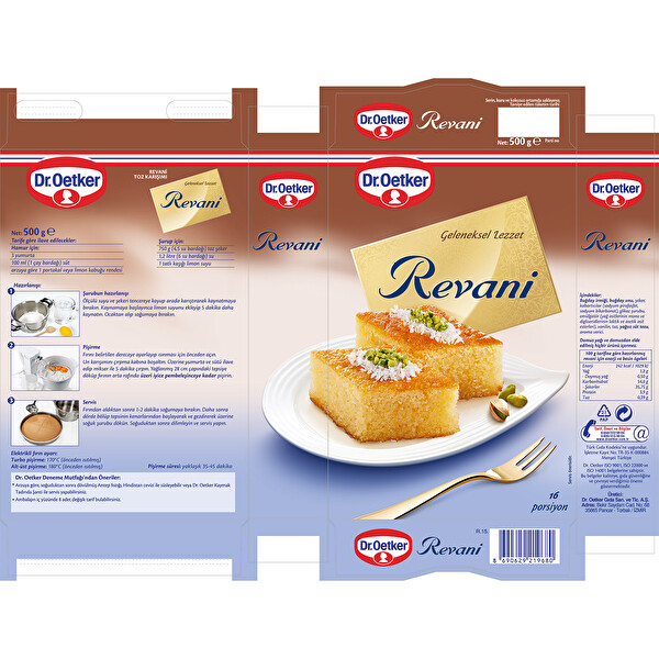 Dr Oetker Revani 500 G 30097466 Carrefoursa