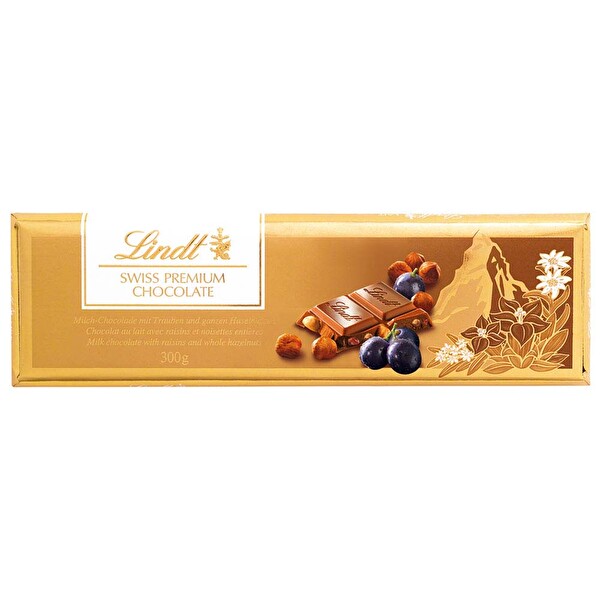 Lindt Gold Raısin Hazelnut 300 gr Lindt Gold Raısin Hazelnut 300 gr