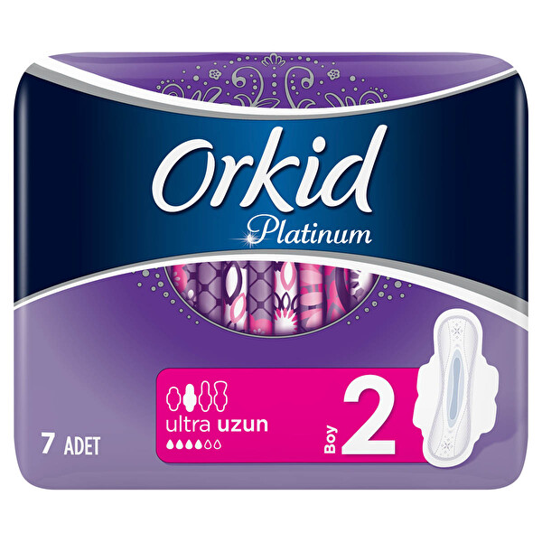 Orkid Platinum Hijyenik Ped Uzun Tekli Paket 7 Ped Orkid Platinum Hijyenik Ped Uzun Tekli Paket 7 Ped
