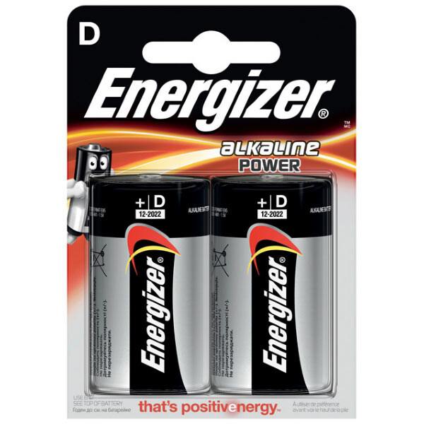 Energizer Alkalin Pil D 2'li Energizer Alkalin Pil D 2'li