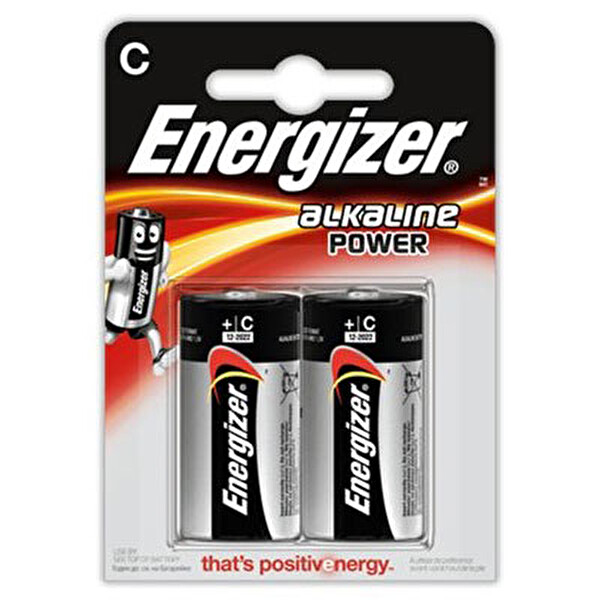 Energizer Alkalin Pil C 2'li Energizer Alkalin Pil C 2'li