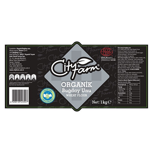 City Farm Beyaz Un 1000 g City Farm Beyaz Un 1000 g