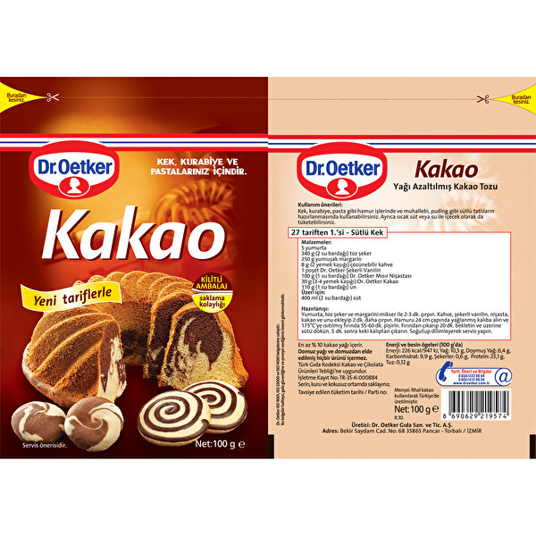 Dr Oetker Kakao 100 G 30098446 Carrefoursa