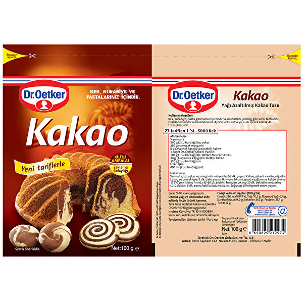 Dr Oetker Kakao 100 G 30098446 Carrefoursa