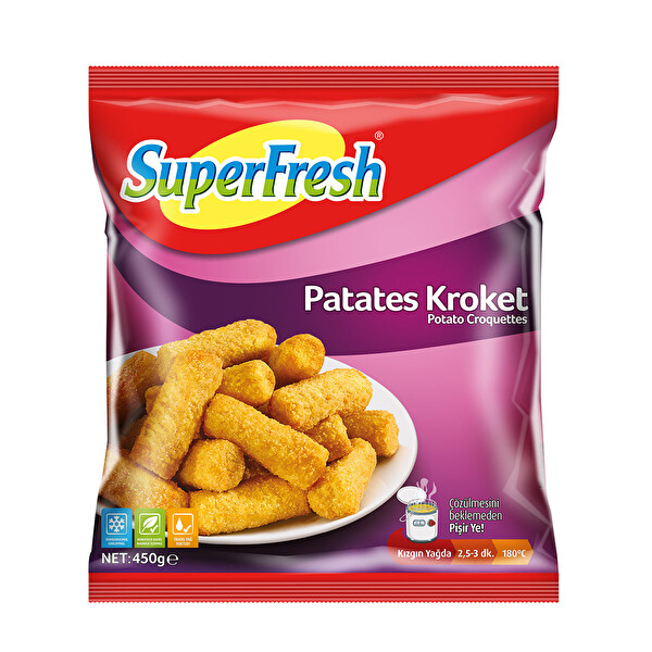 Superfresh Patates Kroket 450 g