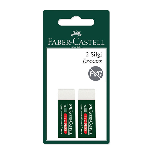 Faber Castell Plastik Silgi 2'Li