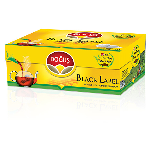 Doğuş Black Label Demlik Poşet 48'li 163 g Doğuş Black Label Demlik Poşet 48'li 163 g