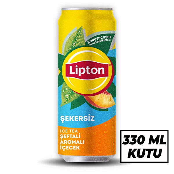 Lipton Ice Tea Şeftali Şekersiz Kutu 330 ml