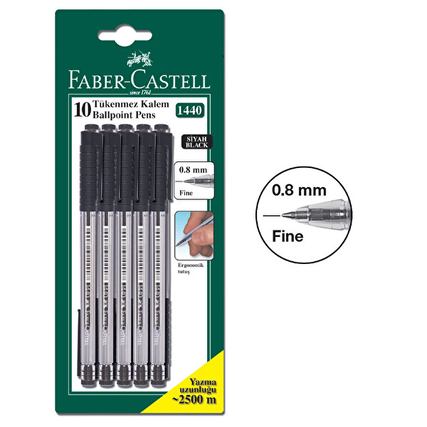 Faber Castell Siyah Tükenmez Kalem Faber Castell Siyah Tükenmez Kalem