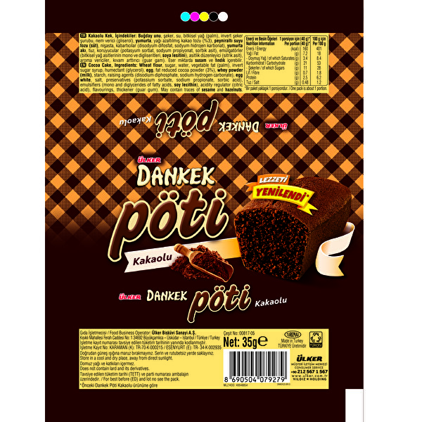 Ülker Dankek Pöti Muffin Kek Kakaolu 35 g Ülker Dankek Pöti Muffin Kek Kakaolu 35 g