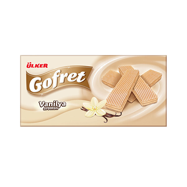 Ülker Gofret Vanilyalı 220 g Ülker Gofret Vanilyalı 220 g