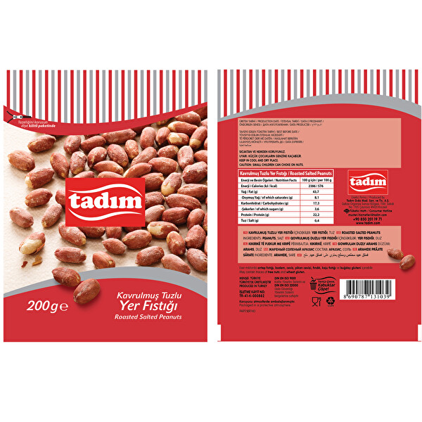 Tadım Yer Fıstığı 200 g Tadım Yer Fıstığı 200 g