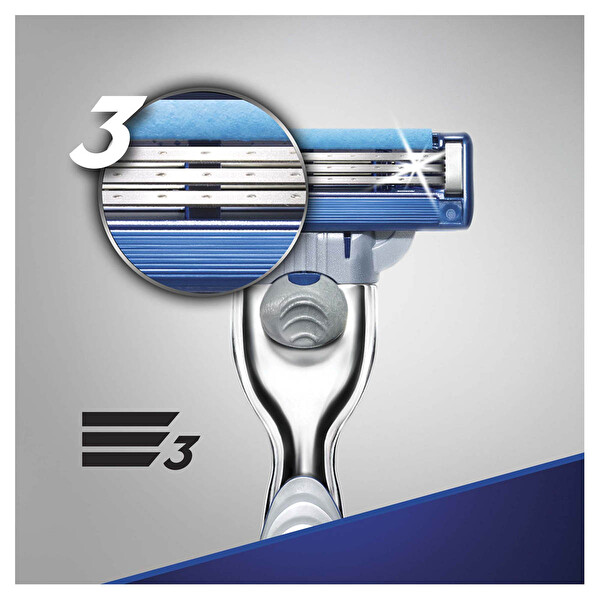 Gillette Mach3 Turbo Tıraş Makinesi Yedekli Gillette Mach3 Turbo Tıraş Makinesi Yedekli