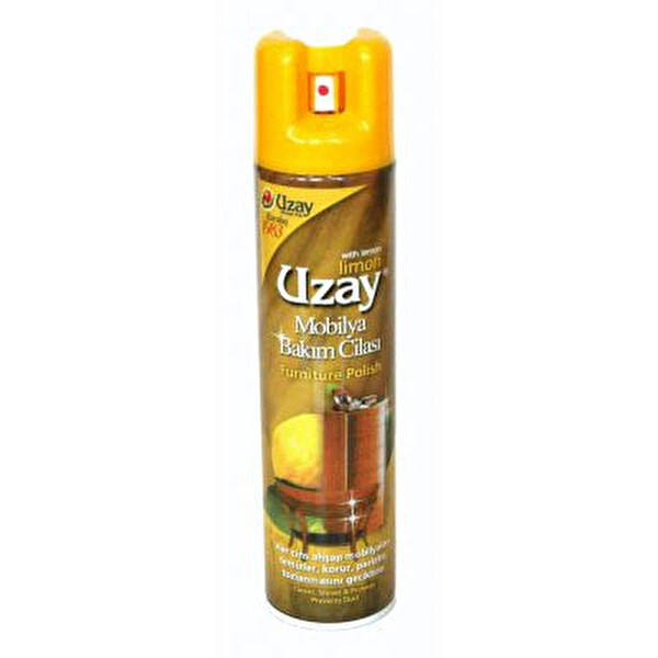 Uzay Mobilya Bakım Cilası Limon 300 ml Uzay Mobilya Bakım Cilası Limon 300 ml