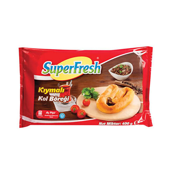 SuperFresh Kıymalı Kol Böreği 400 g SuperFresh Kıymalı Kol Böreği 400 g