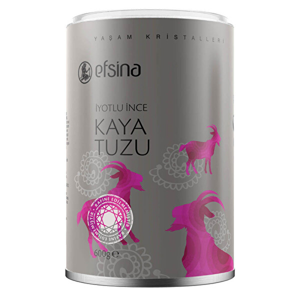 Efsina İyotlu Kaya Tuzu 600 g Efsina İyotlu Kaya Tuzu 600 g