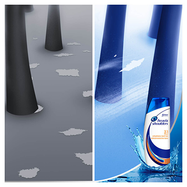Head&Shoulders Erkekler için Saç Dökülme Karşıtı Şampuan 2'si 1 Arada 500 ml ve 360 ml Head&Shoulders Erkekler için Saç Dökülme Karşıtı Şampuan 2'si 1 Arada 500 ml ve 360 ml