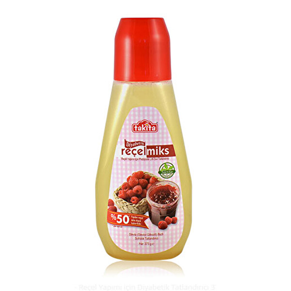 Takita Reçel Miks Sıvı Reçel Yapımı için Diyabetik Tatlandırıcı 375 g