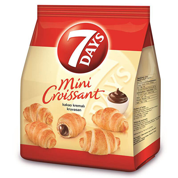 7Days Mini Kruvasan Multipack Kakaolu 60 g 7Days Mini Kruvasan Multipack Kakaolu 60 g