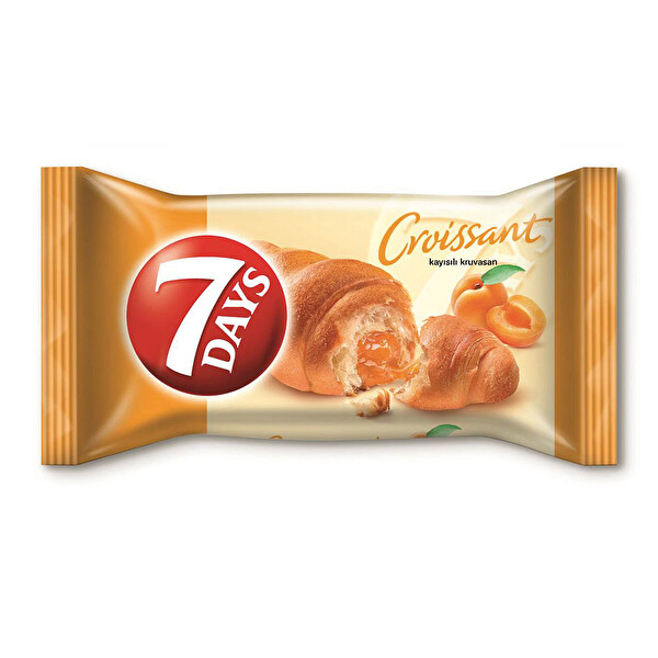 7Days Kruvasan Kayısılı Tekli 60 g