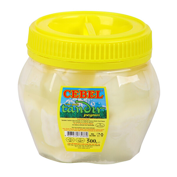 Cebel Tam Yağlı Tandır Peyniri 500 Gr Cebel Tam Yağlı Tandır Peyniri 500 Gr