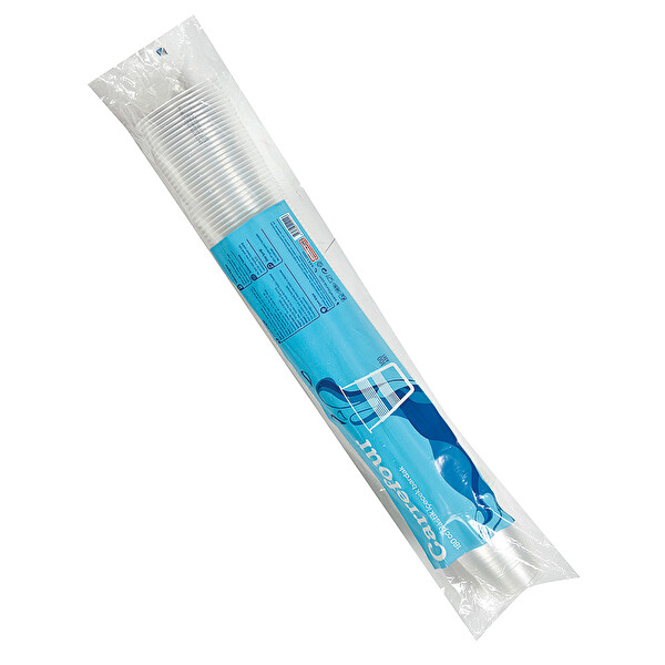 Carrefour Şeffaf Plastik Bardak 180 cc 100'lü Carrefour Şeffaf Plastik Bardak 180 cc 100'lü