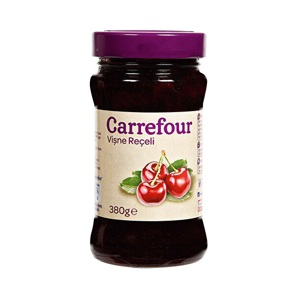 Carrefour Vişne Reçeli 380 g Carrefour Vişne Reçeli 380 g