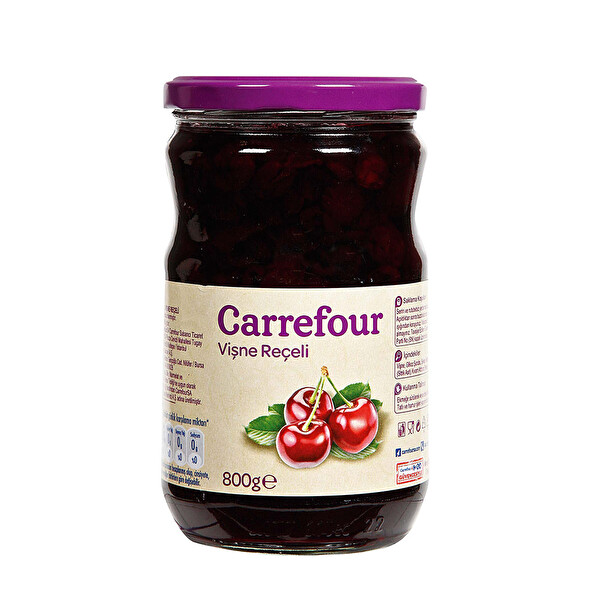 Carrefour Vişne Reçeli 800 g Carrefour Vişne Reçeli 800 g