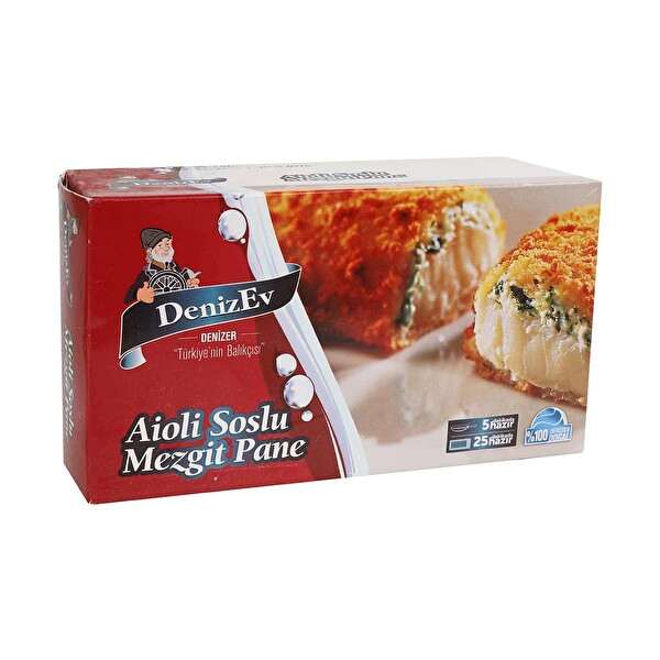 Aioli Soslu Mezgit Pane Aioli Soslu Mezgit Pane