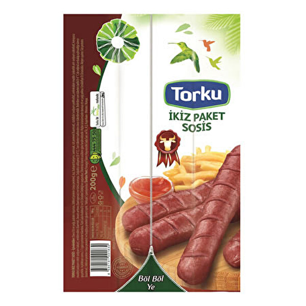 Torku İkiz Paket Sosis 200 g Torku İkiz Paket Sosis 200 g