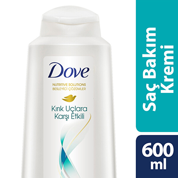 Dove Kırık Uçlara Karşı Saç Kremi 600 ml Dove Kırık Uçlara Karşı Saç Kremi 600 ml