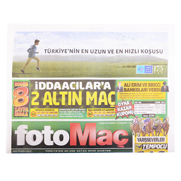 Fotomaç Zincir Magazin 0,75 kuruş Fotomaç Zincir Magazin 0,75 kuruş