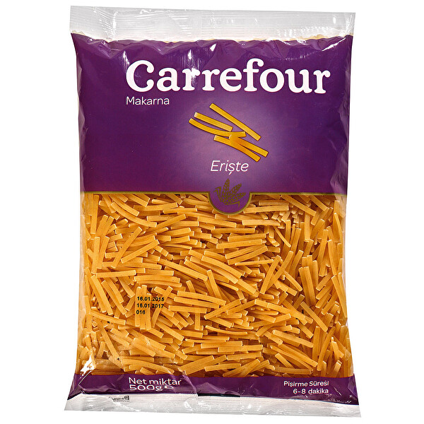 Carrefour Erişte Makarna 500 g Carrefour Erişte Makarna 500 g