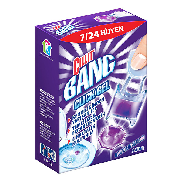 Cillit Bang Tuvalet WC Temizleyici Click Jel Lavanta Ferahlığı
