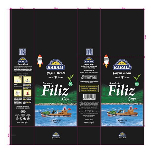 Karali Karadeniz Filiz Çay 1000 g Karali Karadeniz Filiz Çay 1000 g