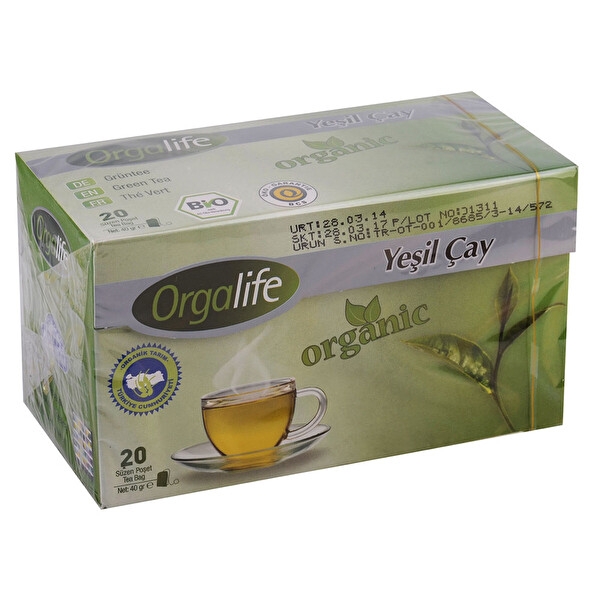 Orgalife Organik Yeşil Çay 20x2 g Orgalife Organik Yeşil Çay 20x2 g