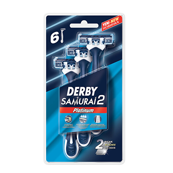 Derby Samurai Platinum 2 Blister 6'lı
