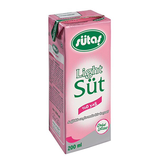 Sütaş Light UHT Süt 200 ml Sütaş Light UHT Süt 200 ml