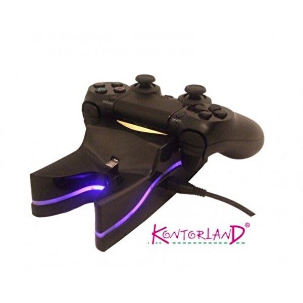 Kontorland PS-4008 PS4 Gamepad Çiftli Şarj Standı Kontorland PS-4008 PS4 Gamepad Çiftli Şarj Standı