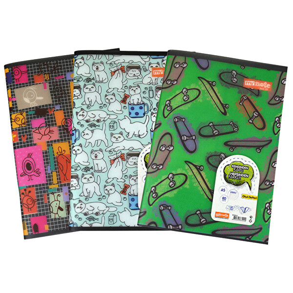 Mynote Text Up A5 80 Yaprak Çizgili Defter Mynote Text Up A5 80 Yaprak Çizgili Defter