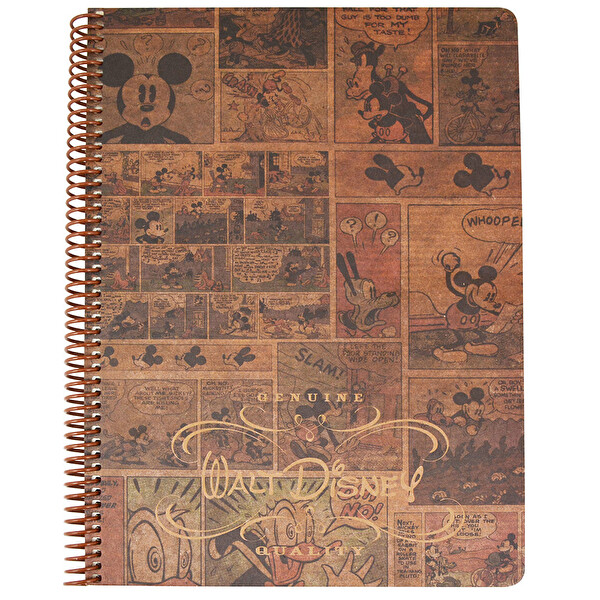 Mickey Mouse Kraft A4 100 Yapraklı Çizgili Defter Mickey Mouse Kraft A4 100 Yapraklı Çizgili Defter