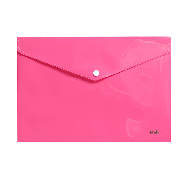 Umıx Çıtçıtlı Dosya A4 Neon Pembe