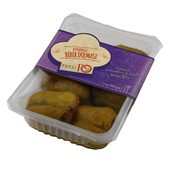 Porsi10 Zeytinyağlı Biber Dolma 500 g Porsi10 Zeytinyağlı Biber Dolma 500 g