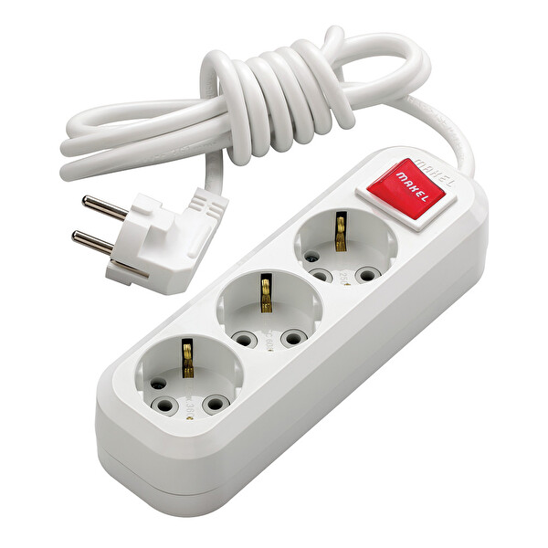VR212 3 Lü Topraklı Anahtarlı 2 Mt VR212 3 Lü Topraklı Anahtarlı 2 Mt