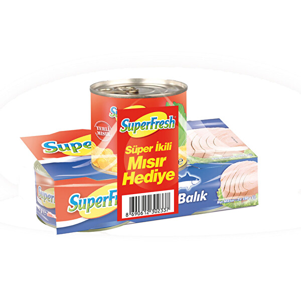 super fresh ton baligi klasik 2x160 g misir hediye 30126342 carrefoursa