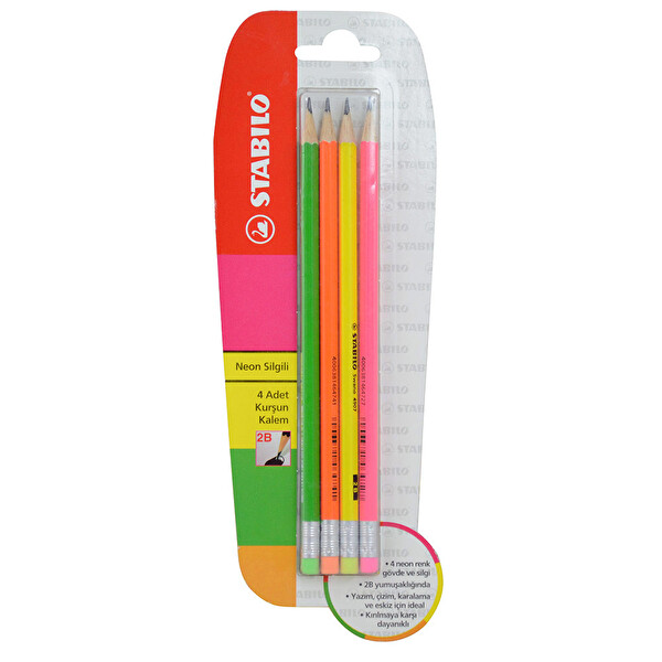 stabilo butterfly kirmizi kalem 4 lu 30126410 carrefoursa