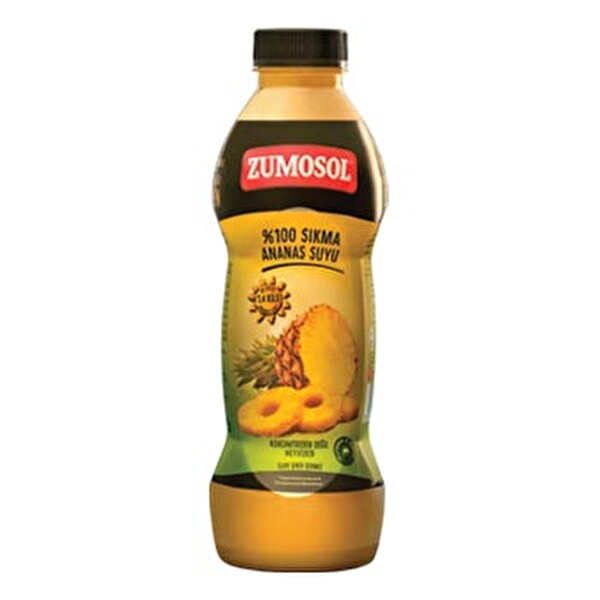 Zumosol %100 Taze Sıkma Ananas Suyu 750ml