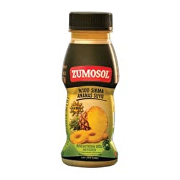 Zumasol %100 Taze Sıkma Ananas Suyu 200ml