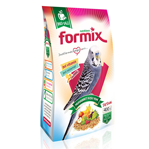 Formix 400Gr Meyveli Kuş Yemi Formix 400Gr Meyveli Kuş Yemi