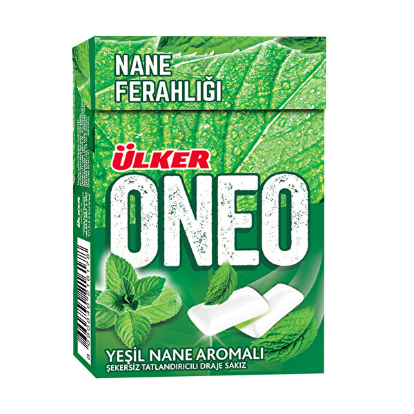 Ülker Oneo Yeşil Nane Aroamlı Draje Sakız 21 g Ülker Oneo Yeşil Nane Aroamlı Draje Sakız 21 g